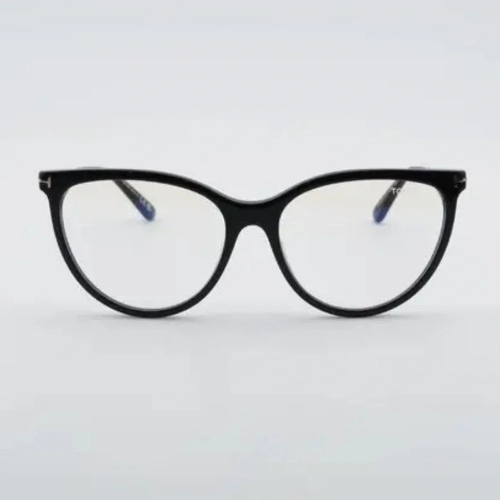 New! Tom Ford FT5994-B 001 Stylish Black Sunglasses Clip On Set, Authentic